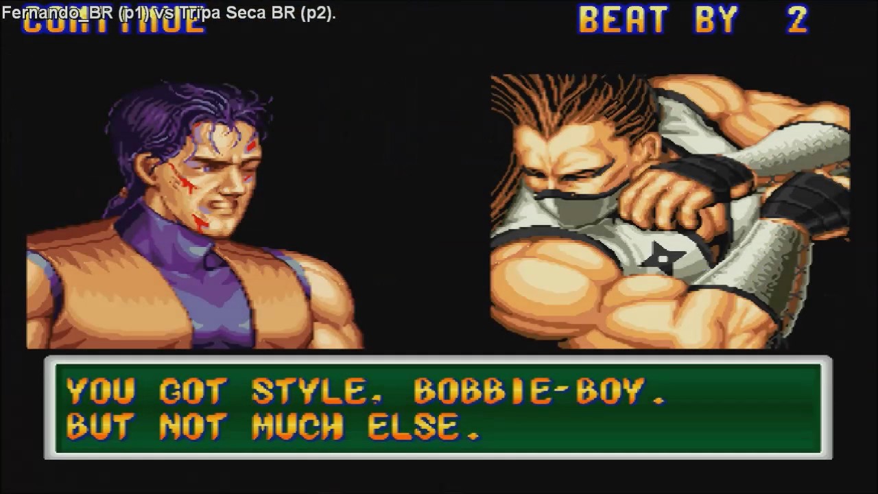 [HD] - Fightcade - Art Of Fighting 2 - Fernando_BR(BRA) Vs Tripa Seca BR(BRA)