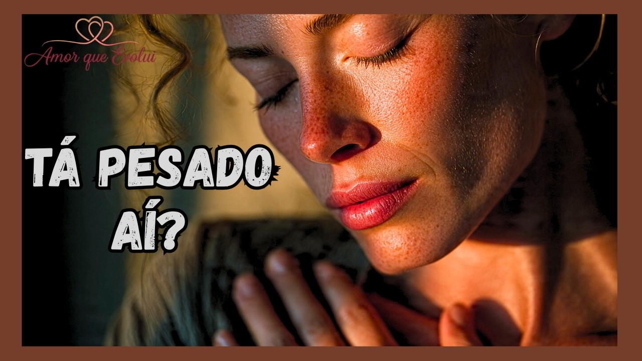 Quando o coração pesa demais… respira e ouve isso!