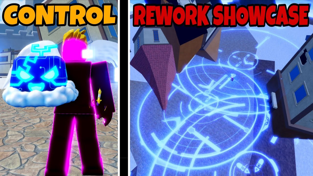 CONTROL Rework Полная демонстрация в Blox Fruits