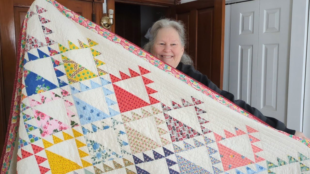 From Small Things: Episode 61: Finished Vintage Quilt