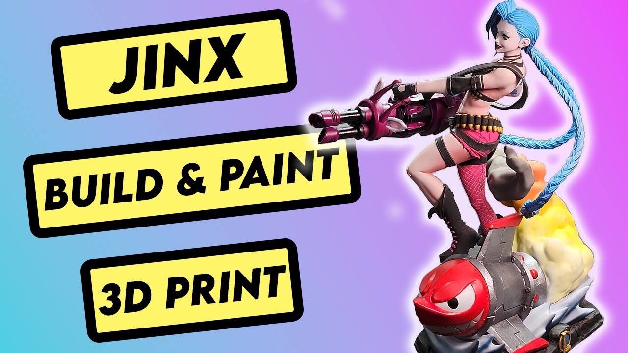 JINX BUILD & PAINT - 3D PRINT STATUE