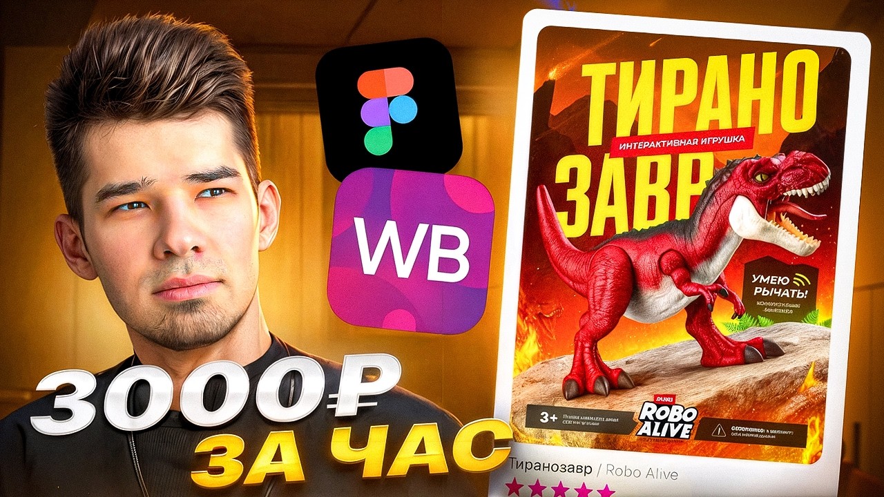 Карточка WB/Ozon в Figma за 30 минут: нейросети + приёмы дизайна