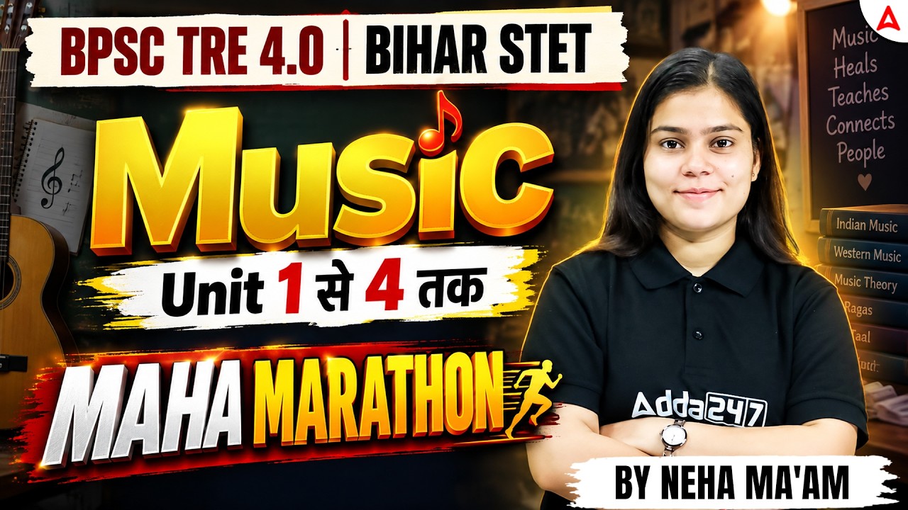 BPSC TRE 4.0 and Bihar STET Music Class Complete Unit 1 to 4 Revision 2026