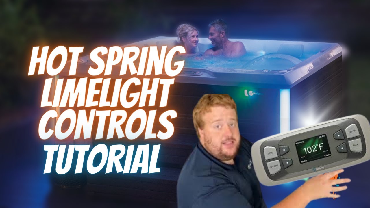 Hot Spring Limelight Series Controls. Quick Tutorial on how to run the control panel.