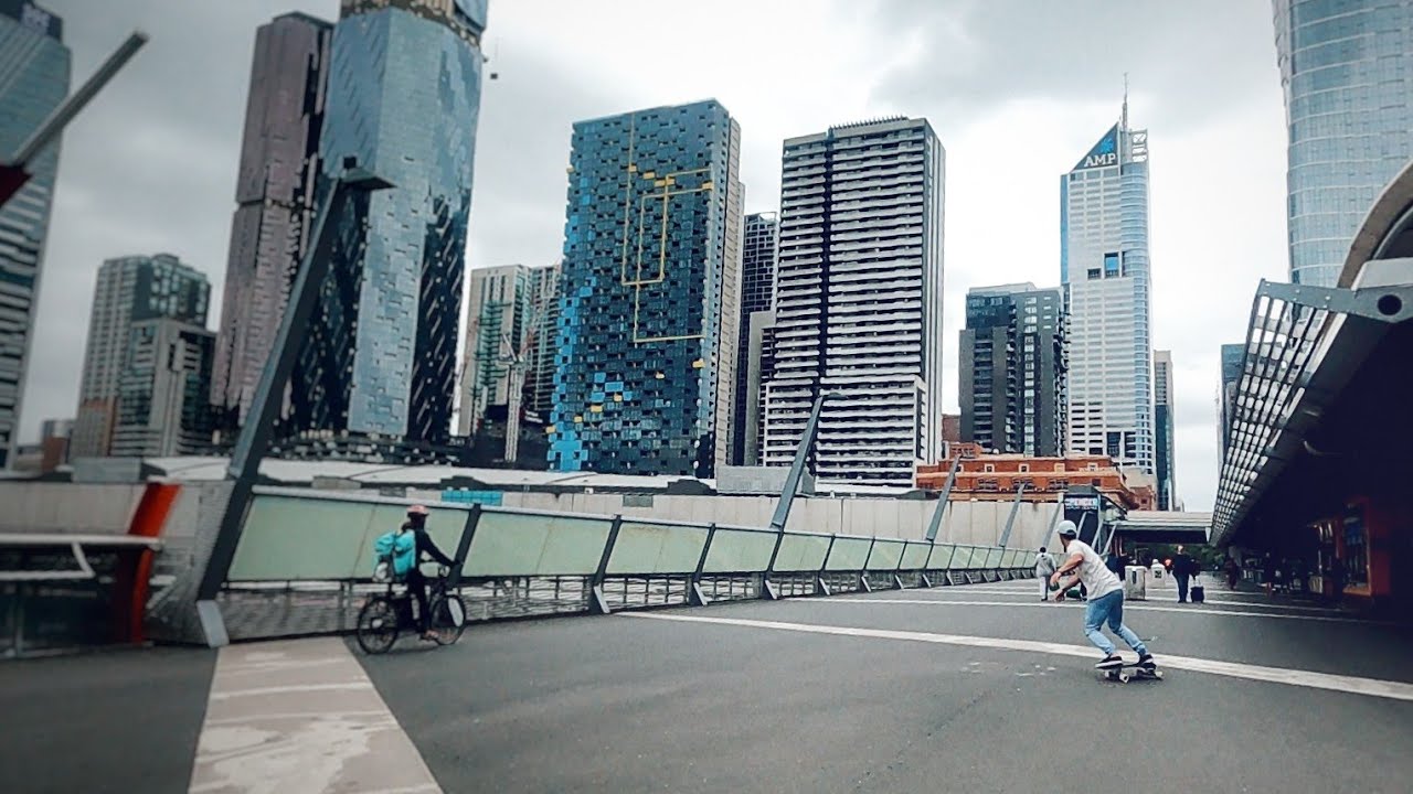 Melbourne surfskate cruising