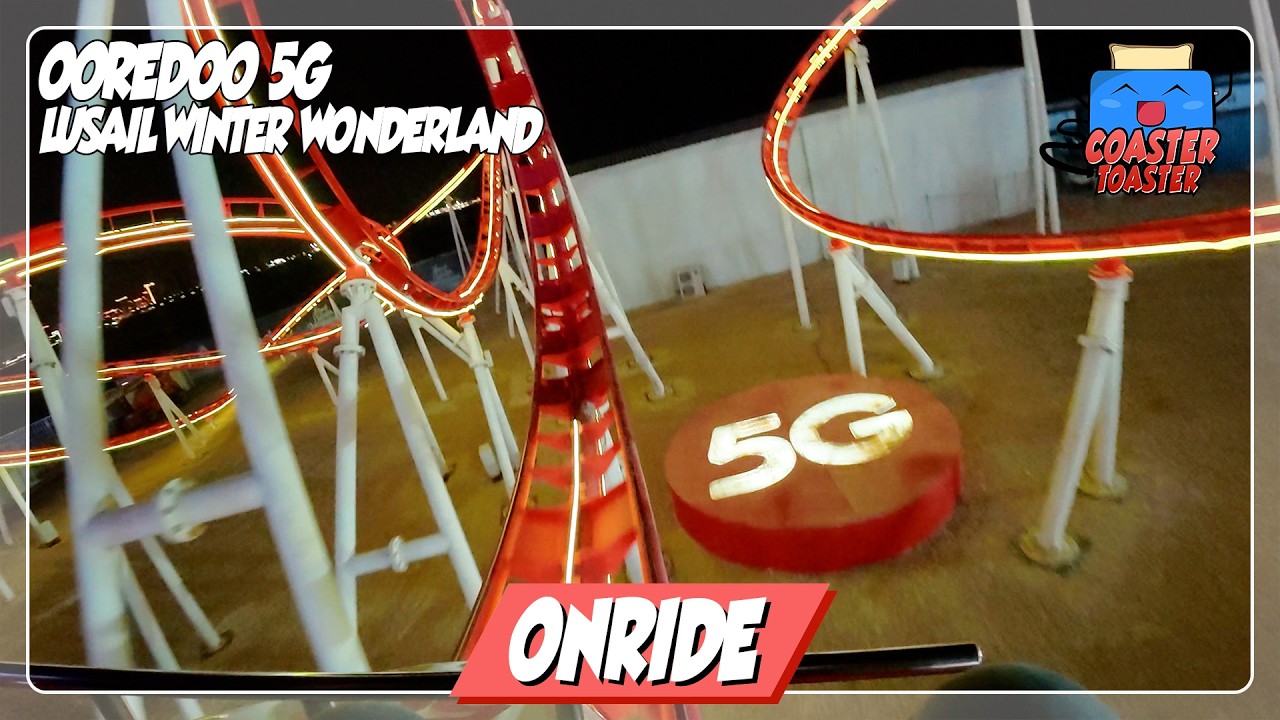 Ooredoo 5G POV Lusail Winter Wonderland - Mega guter Looping Coaster von I.E. Park