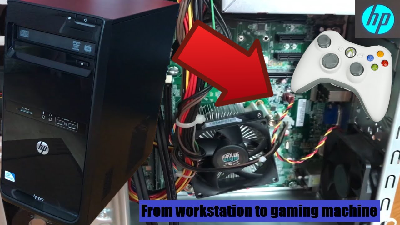 $120 Gaming PC build guide - from workstation to gaming machine