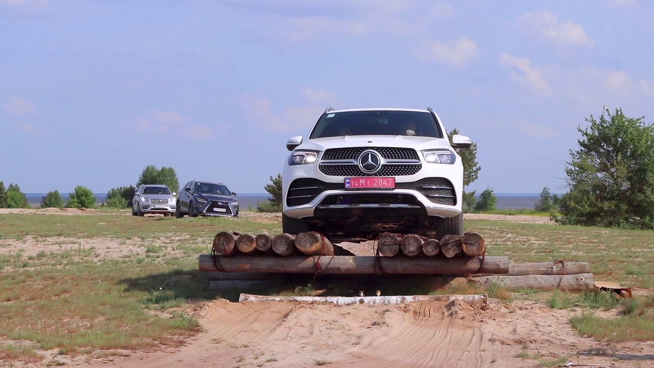 Mercedes-Benz GLE 2019 and VW Touareg, BMW X5, AUDI Q8, Range Rover SRORT, Lexus RX 200, Volvo XC 90