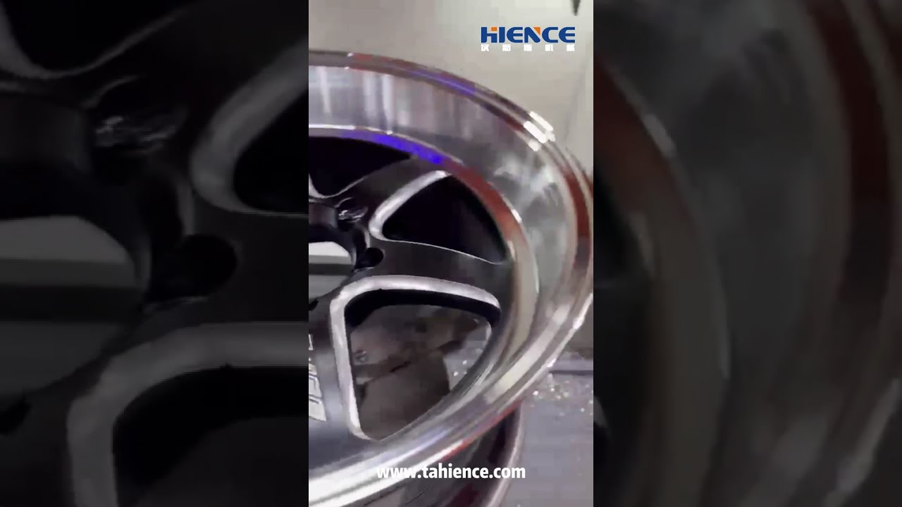 Diamond cutting alloy wheel repair machine DCM35P-MAX can repair deep dish wheels.
