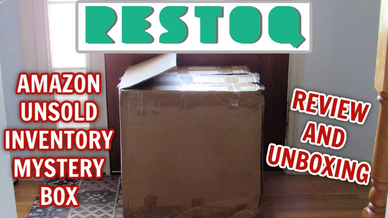 Распаковываем таинственную коробку RESTOQ Amazon Unsold Inventory! Код скидки! #leighshome
