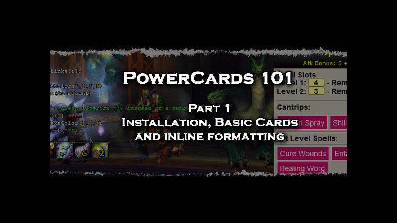 PowerCards 101  - Part 1 - The Basics