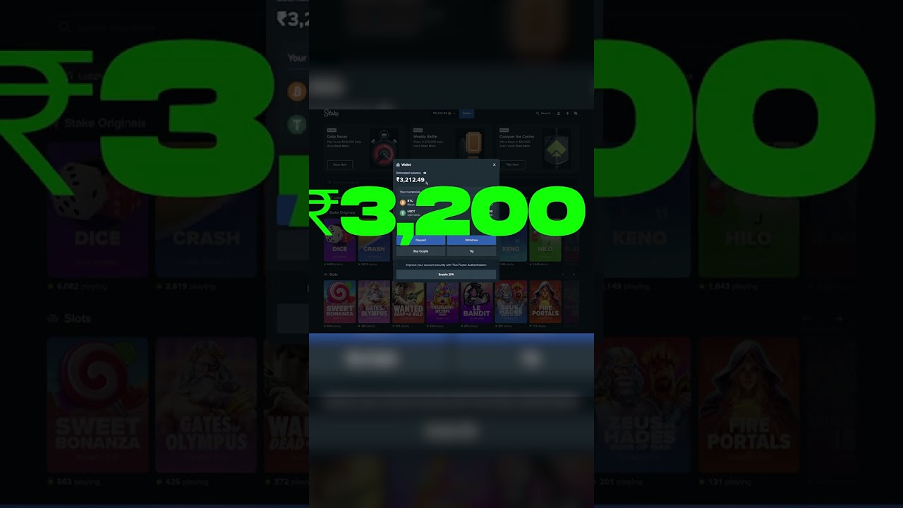 I DEPOSITED 2,000 INR ON STAKE: SEE MY WINNINGS! [Hindi] #stake #india
