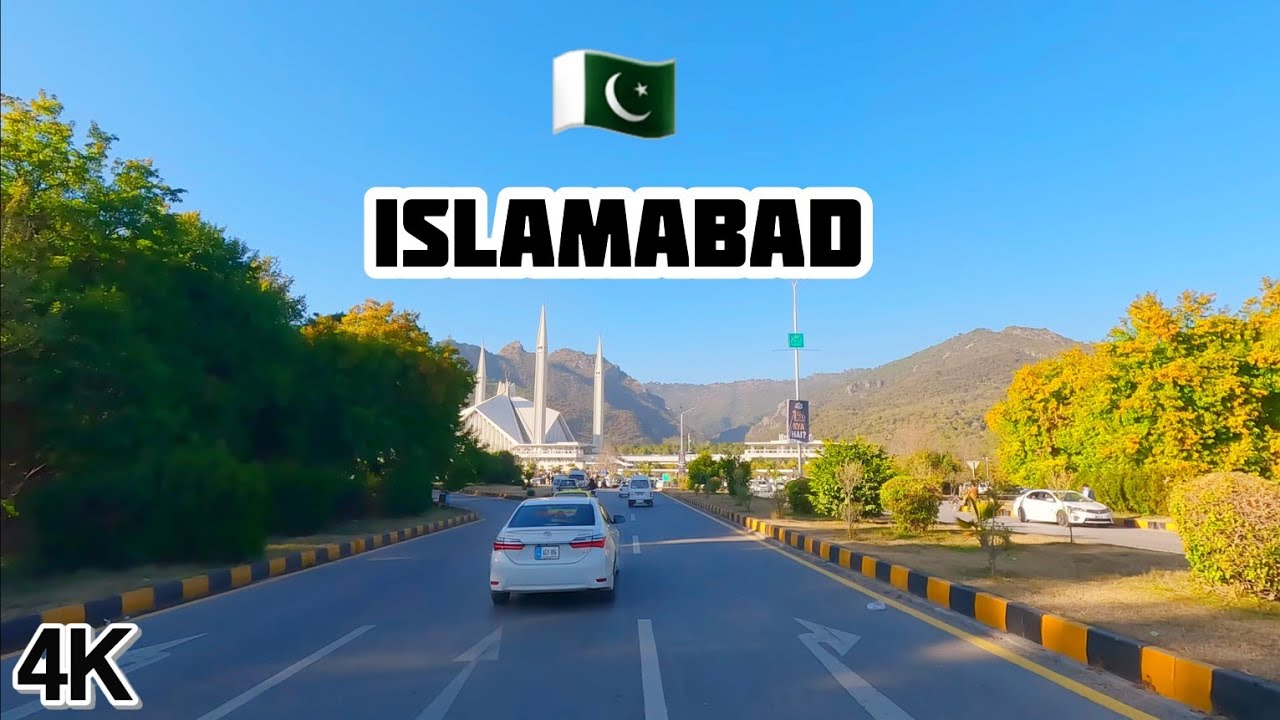Bahria Town Rawalpindi to Faisal Masjid | PWD - Islamabad Expressway 4K