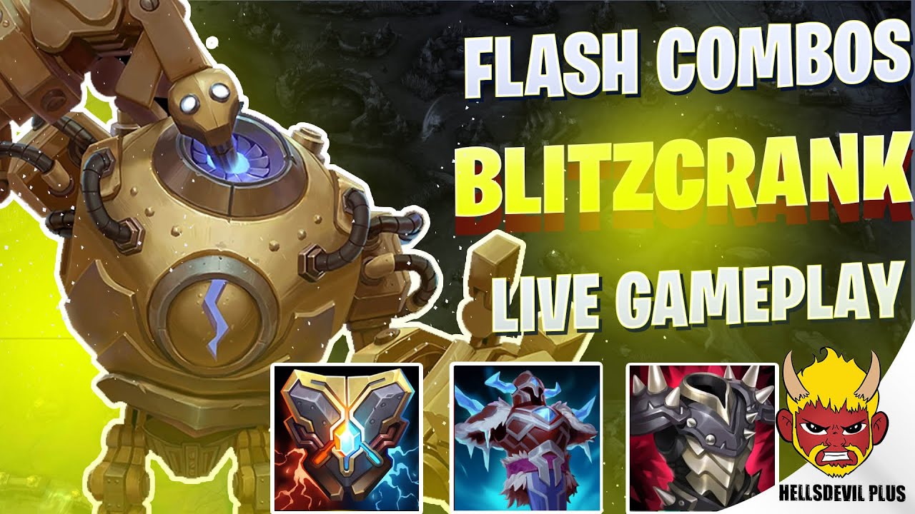 Вечеринка от Blitzcrank Flash Combo! &mdash; Игровой процесс Wild Rift HellsDevil Plus
