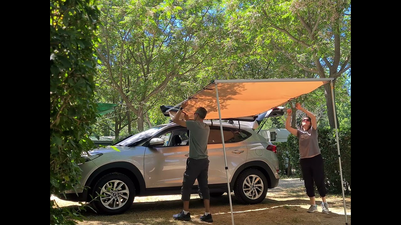 Instalando toldo para SUV/4X4 | How to set up an awning on your SUV/4x4.