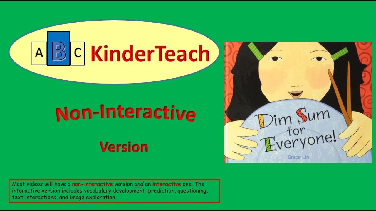 Dim Sum for Everyone! -- Non-Interactive Read Aloud