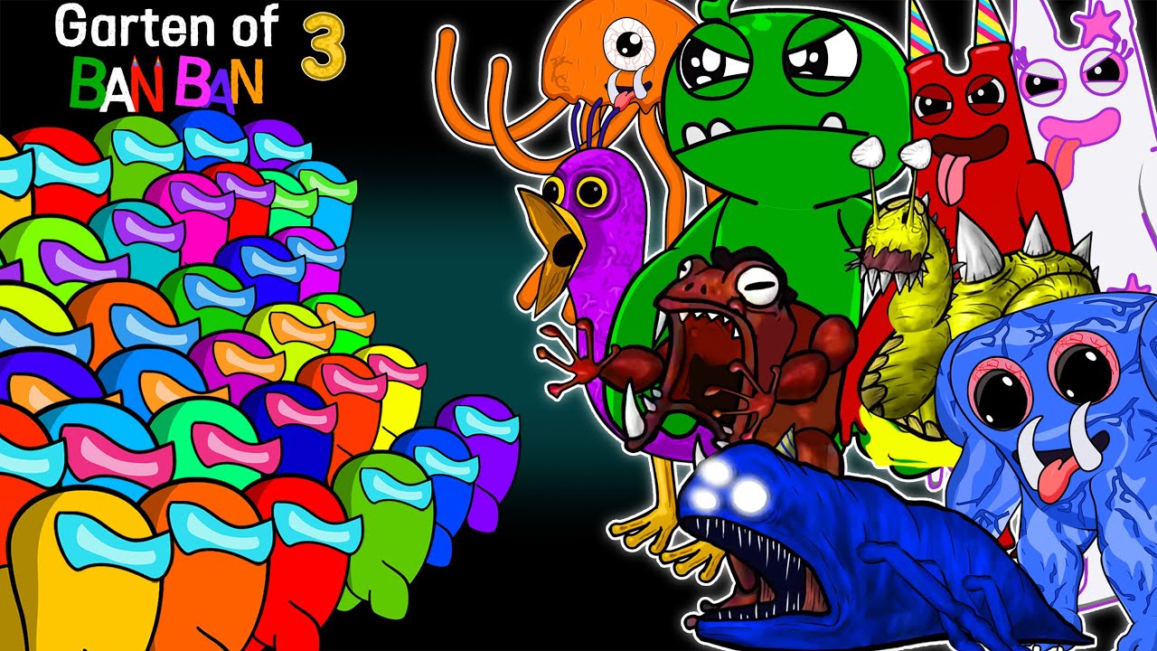 어몽어스 VS Garten of Banban3 39화 AMONG US ANIMATION 39