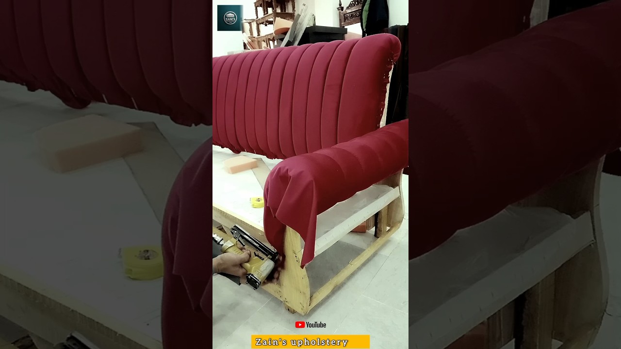 Sofa making | upholstery work #youtube #shorts #youtubeshorts #upholstery