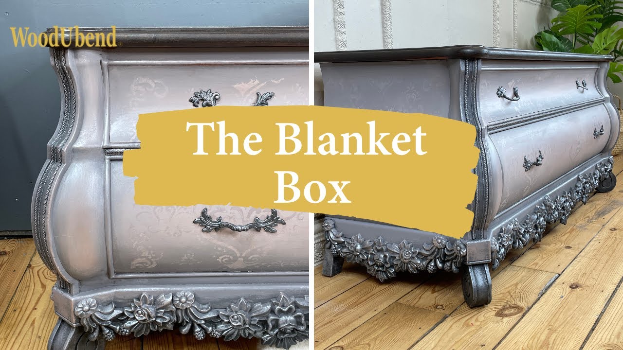 Makeover of Blanket Box with WoodUbend Mouldings!