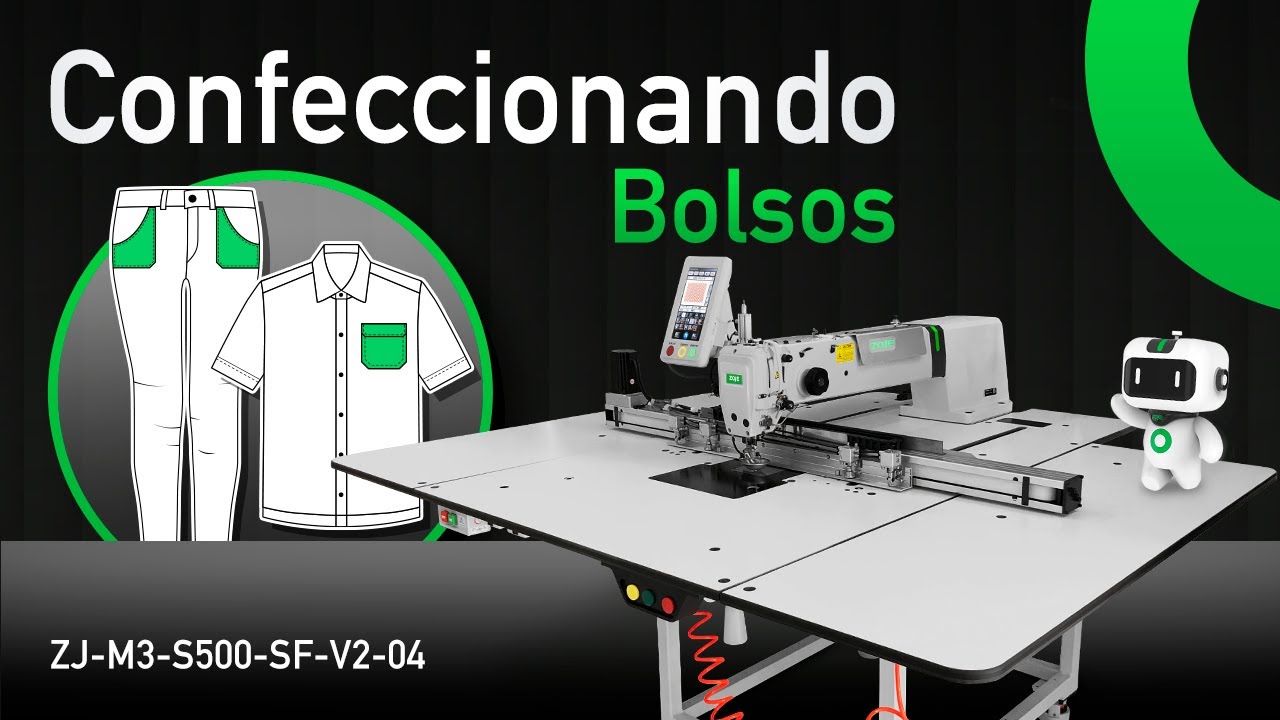 FILIGRANA ZOJE CONFECCIONANDO BOLSO DE UNIFORME E BOLSO 