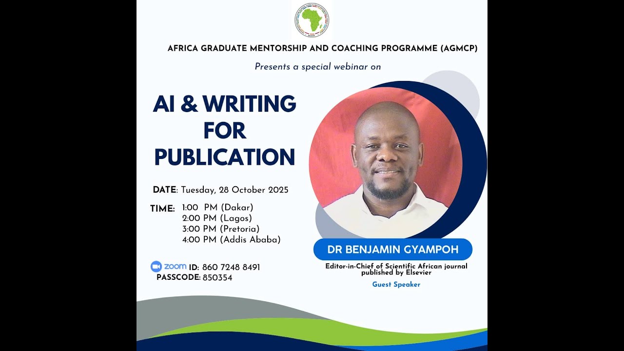 AGMCP Webinar - AI & Writing for Publication