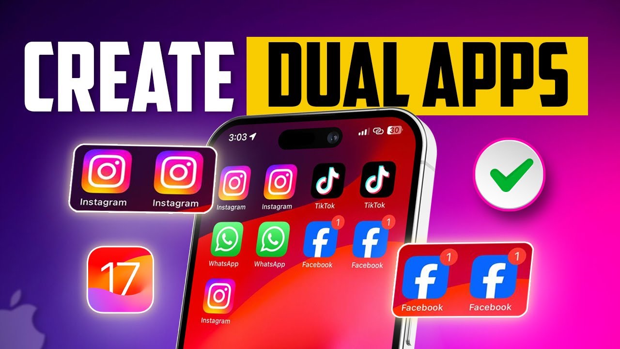 Создайте двойное приложение на iPhone | Как использовать двойные приложения на iPhone