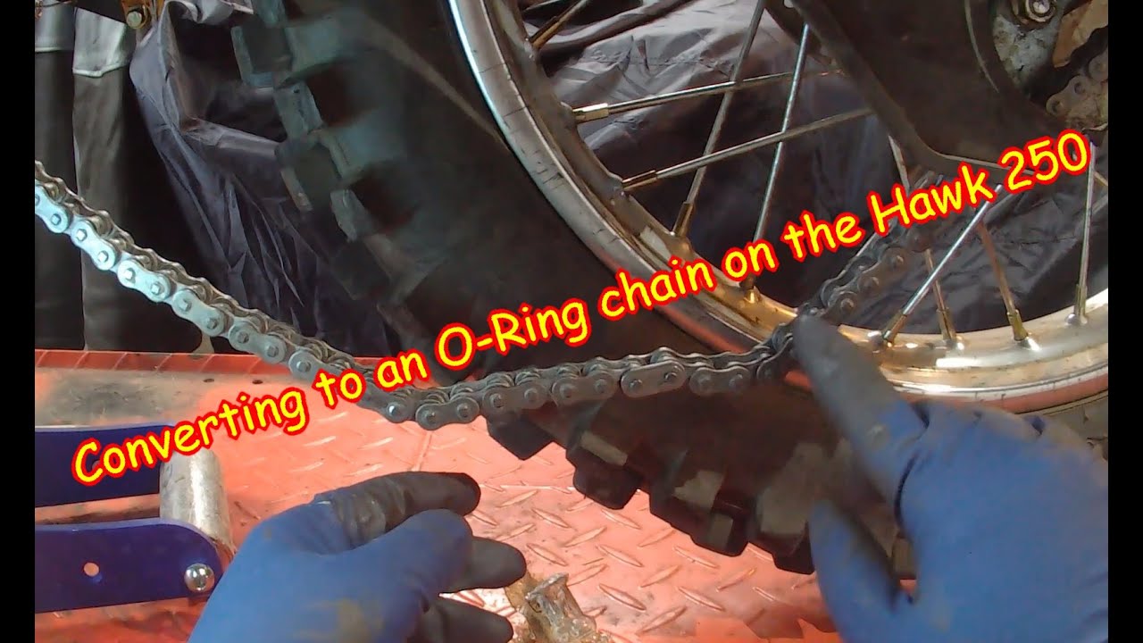 [E21] RPS Hawk 250 O-ring Chain install on the Dual Sport Enduro.