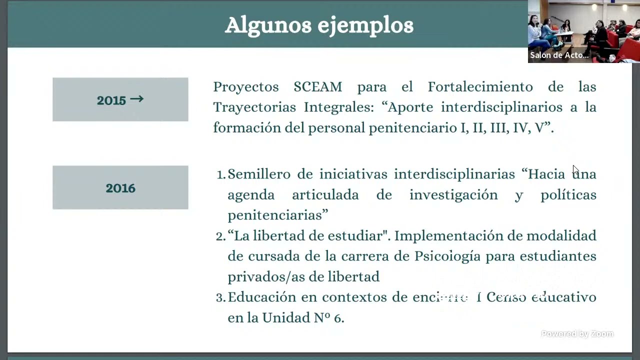Mesa tem&aacute;tica 8 - &ldquo;Hacia un Programa Universitario en C&aacute;rceles&rdquo;