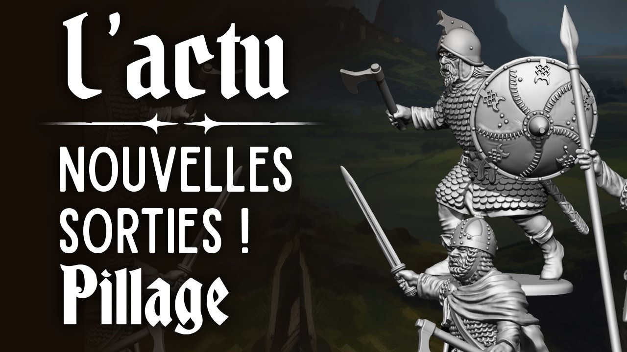 Nouvelles sorties pour Pillage ! Des carolingiens, des animaux, des décors !