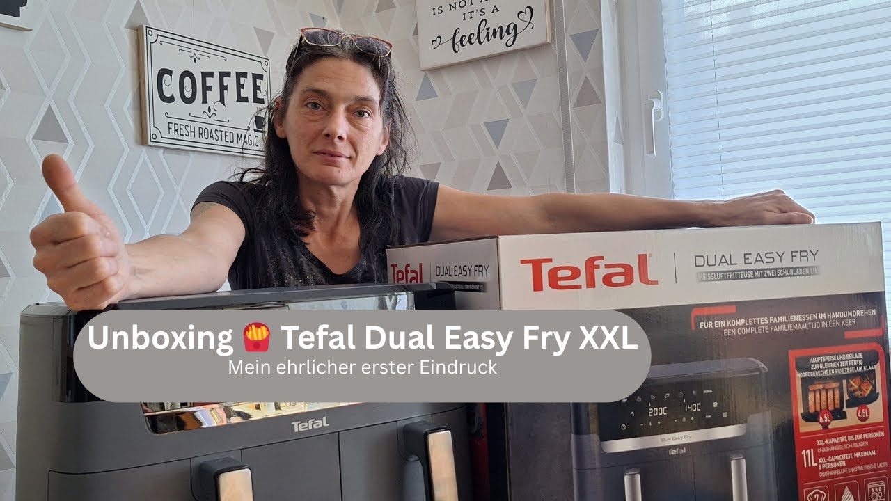 🥔Unboxing: Tefal Dual Easy Fry XXL | Mein ehrlicher Mama-Test zur Heißluftfriteuse
