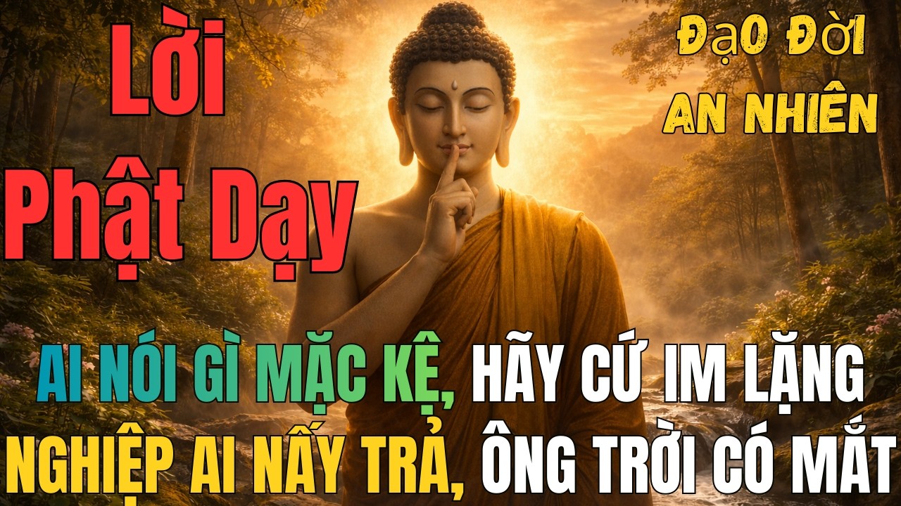 Phật Dạy: Hãy Cứ Im Lặng Mà Sống - Ông Trời Có Mắt - Ai Mang Nghiệp Tự Khắc Trả | Đạo Đời An Nhiên