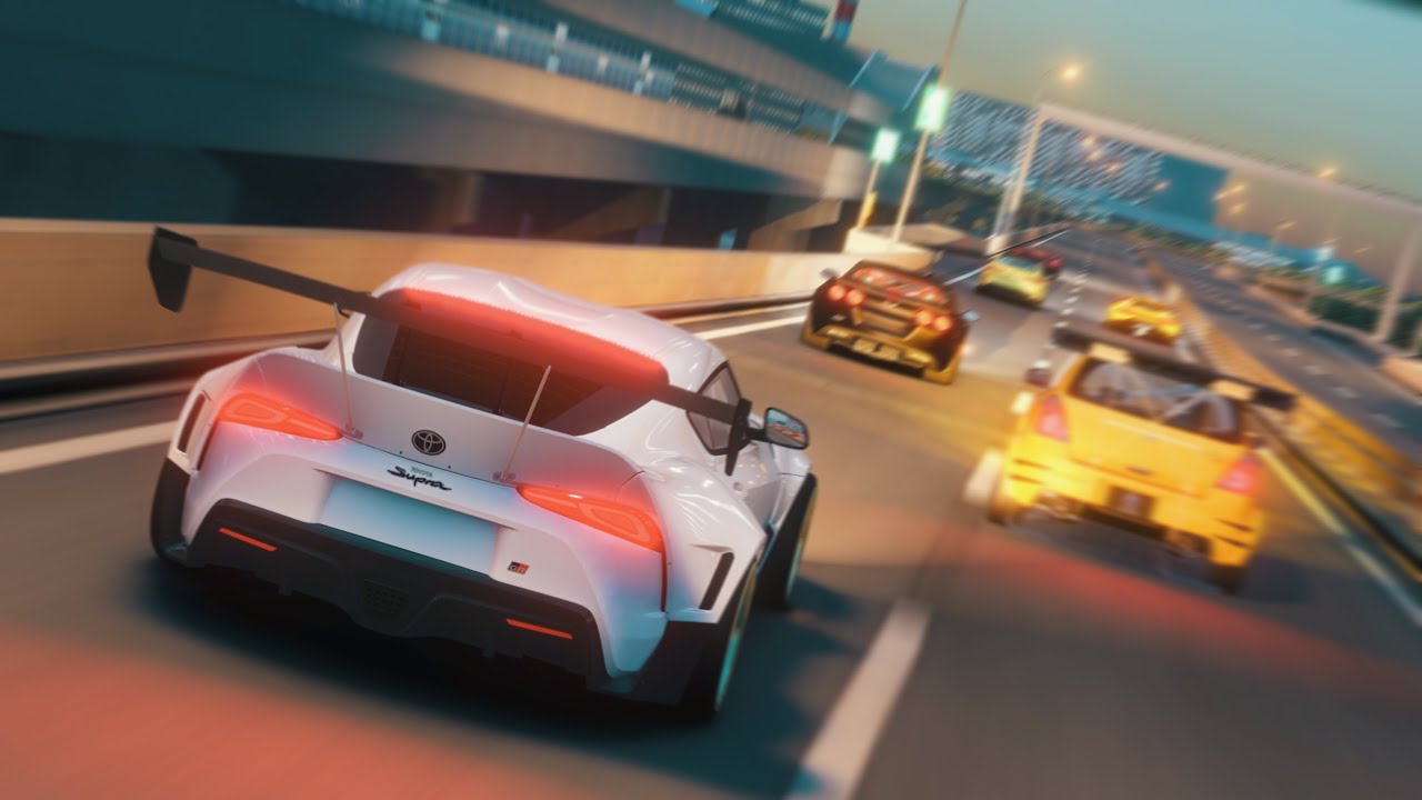 Assetto Corsa - STREET RACING with a 900 HP A90 Toyota Supra [VR]
