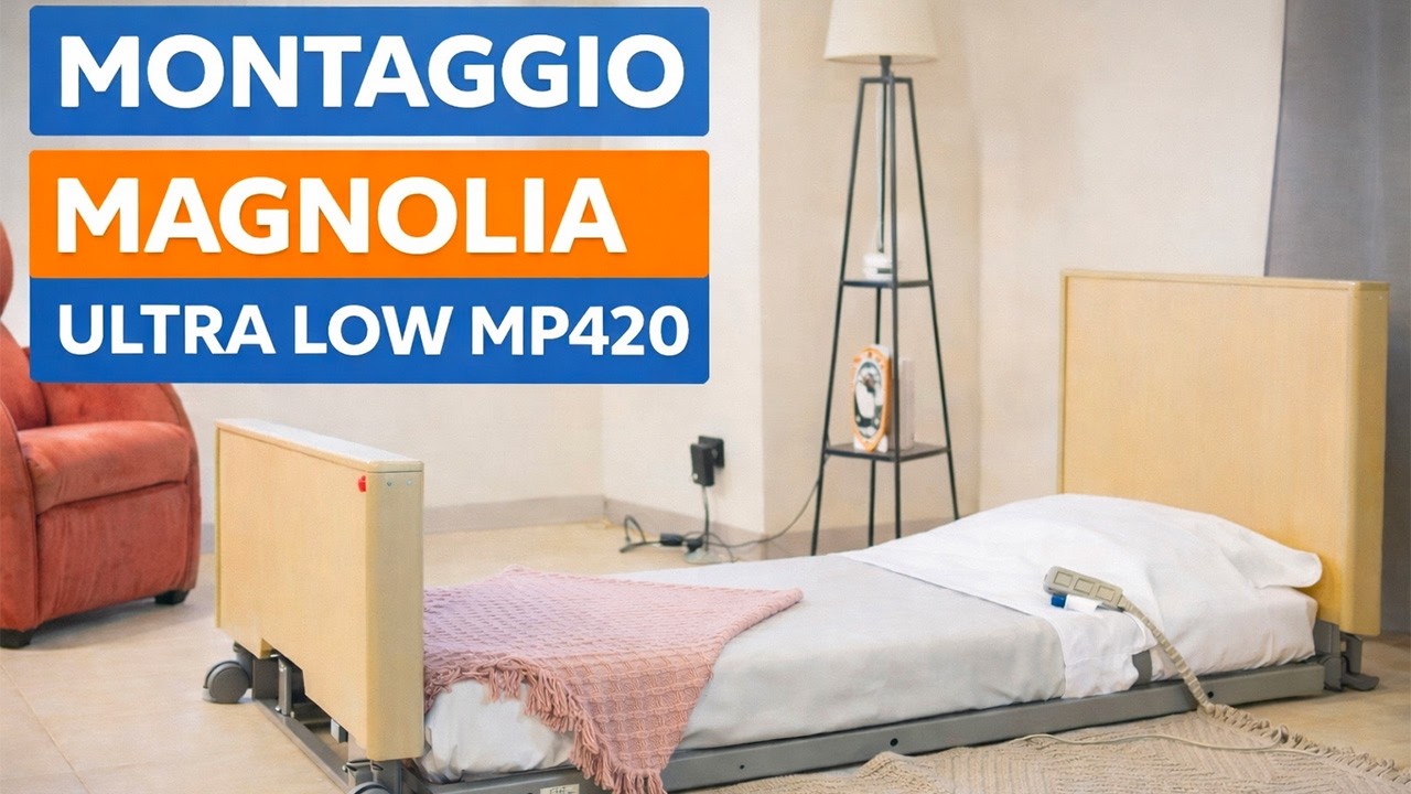 Montaggio Letto Degenza Magnolia Ultra Low MP420 | Letto Elettrico in Legno Moretti