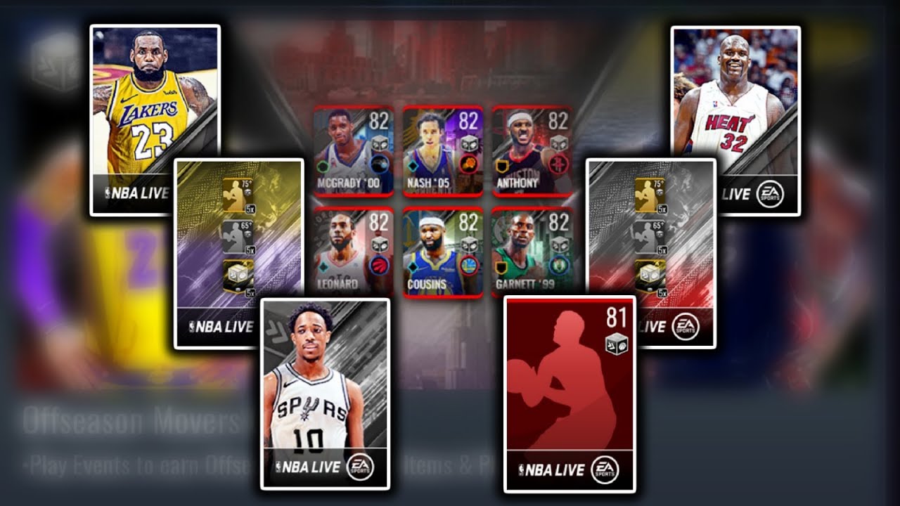Massive Off Season Movers Pack Opening & Breakdown - Nba Live Mobile 19