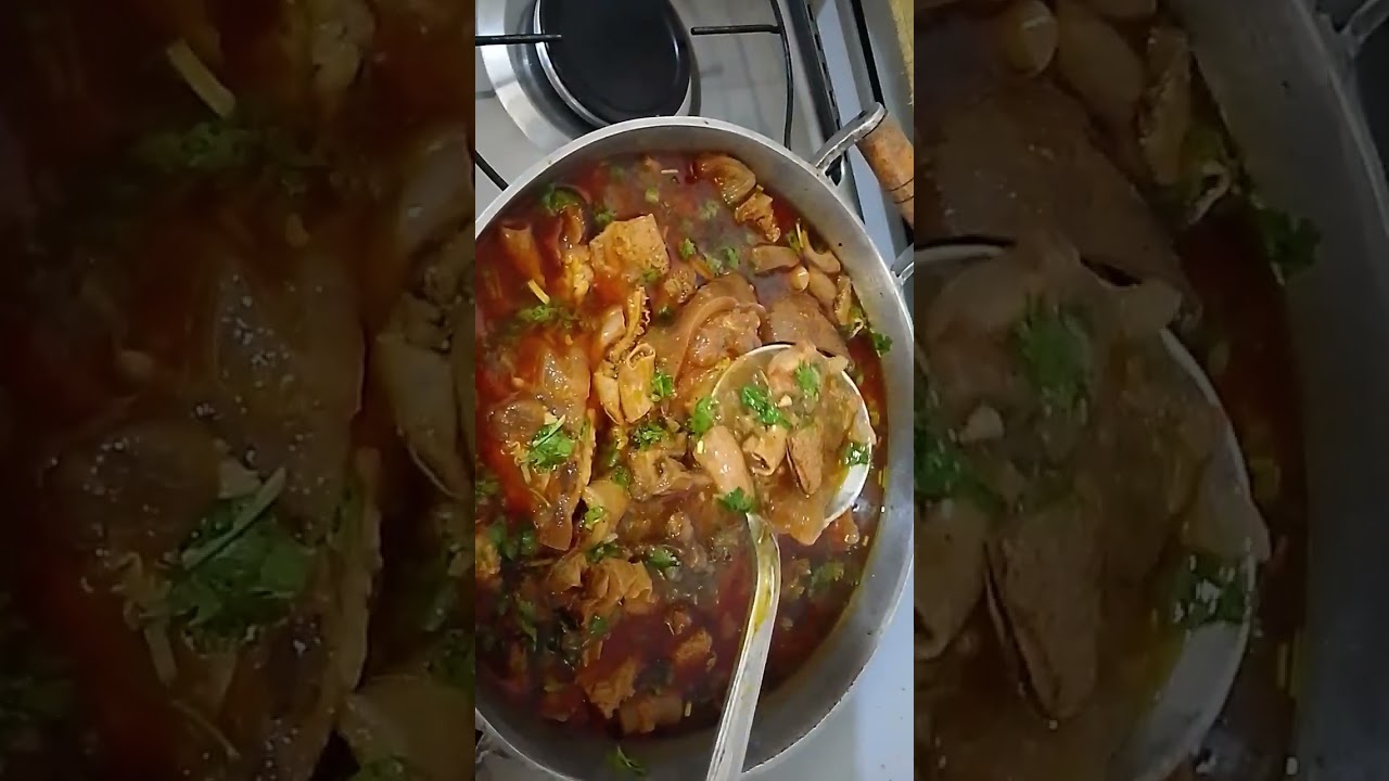 Sabado e dia de mocotó. Tá bom em 😋