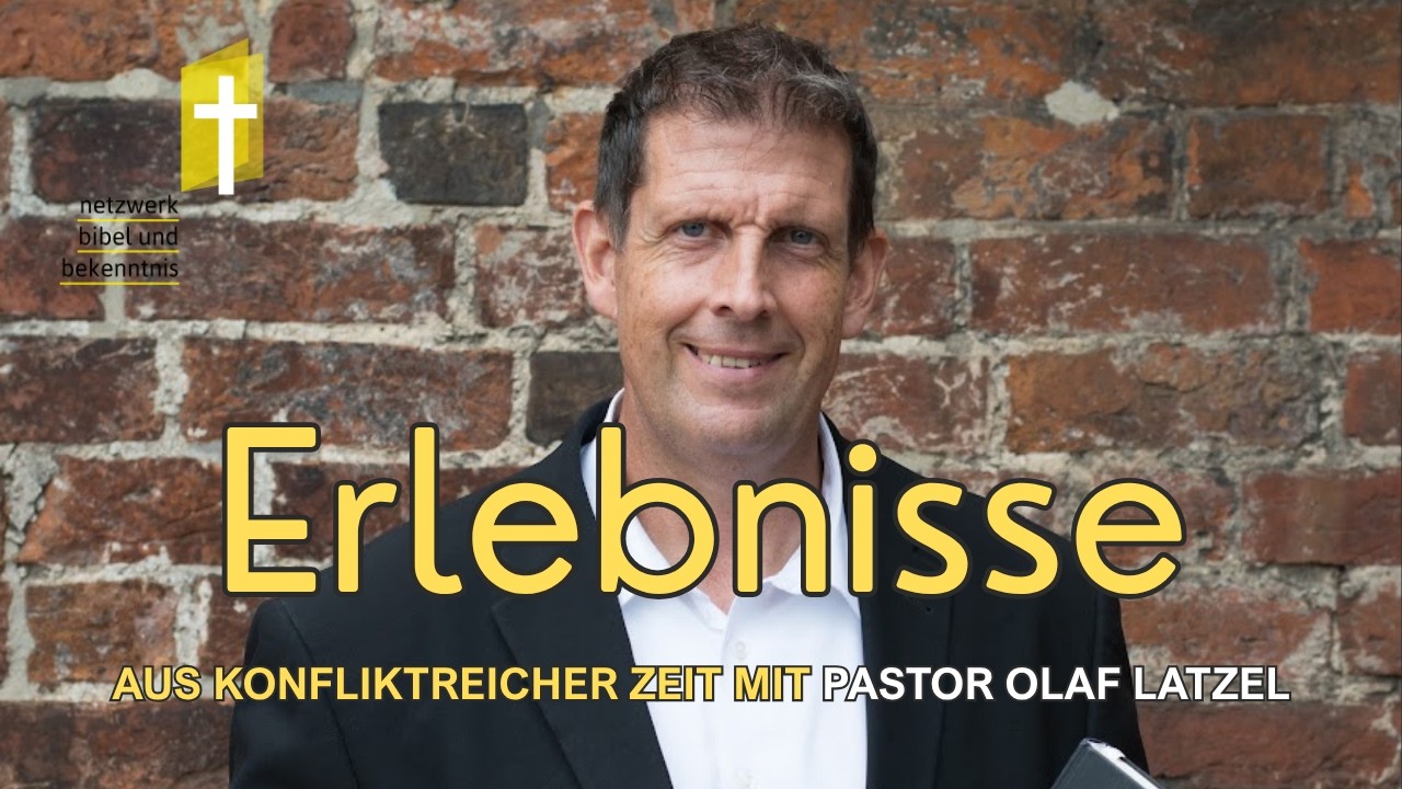 Pastor Olaf Latzel shares his experiences from a time of conflict.