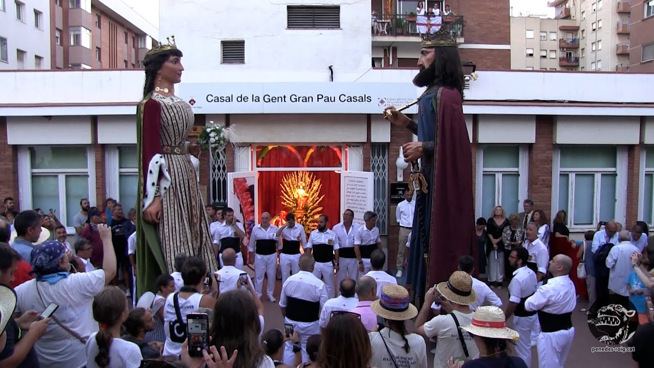 Festa Major de Sitges 2022 - 03 - Processó cívica (Vídeo Penedès Roig)