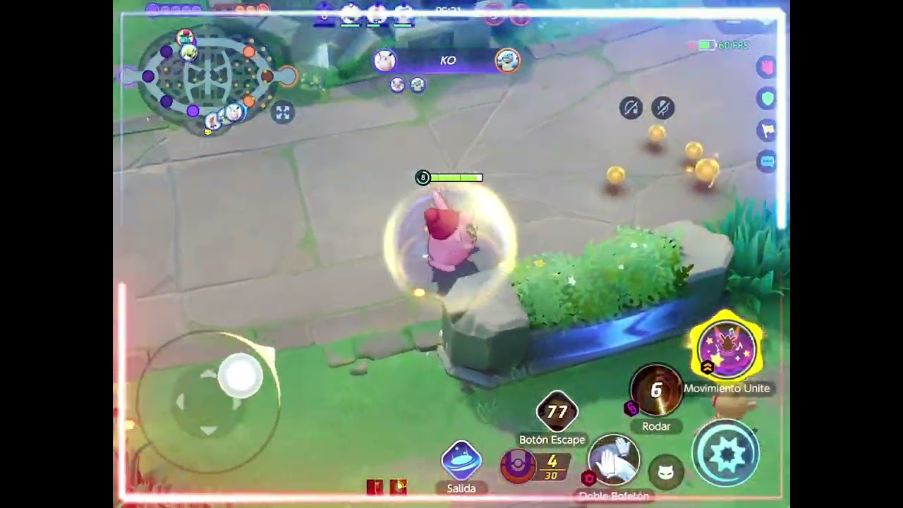 Playing with wigglytuff! Pokemon unite 