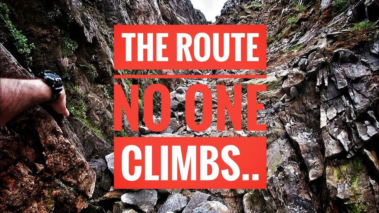 (POV) Climbing Carrauntoohil via CENTRAL GULLY!! This was gnarly..