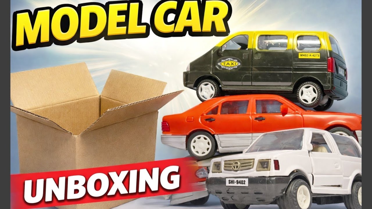 Unboxing 3 Iconic Model Cars | Maruti Eeco | Mercedes Benz SEL 600 | Tata Sierra Classic SUV