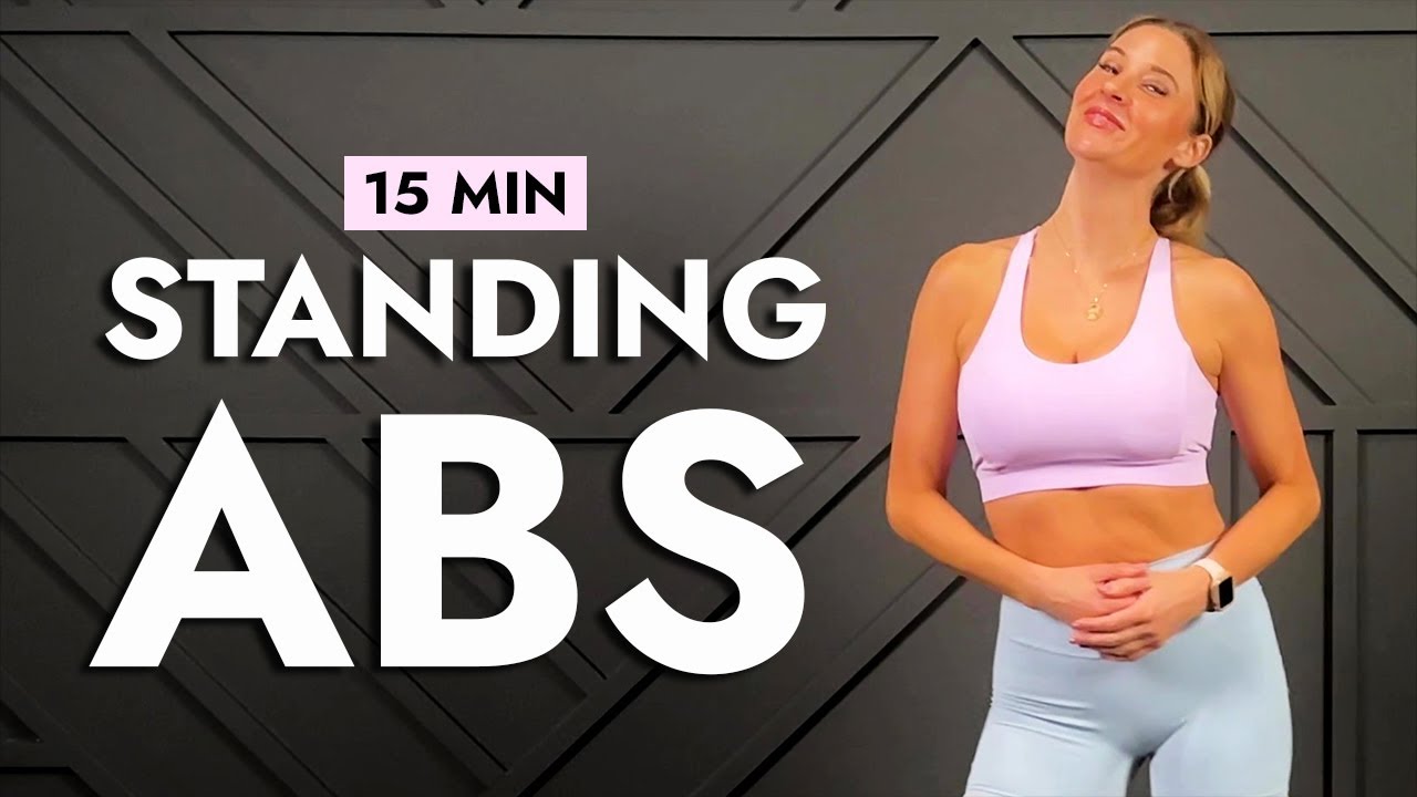 15 MIN STANDING ABS | Dumbbells | Intense & Effective