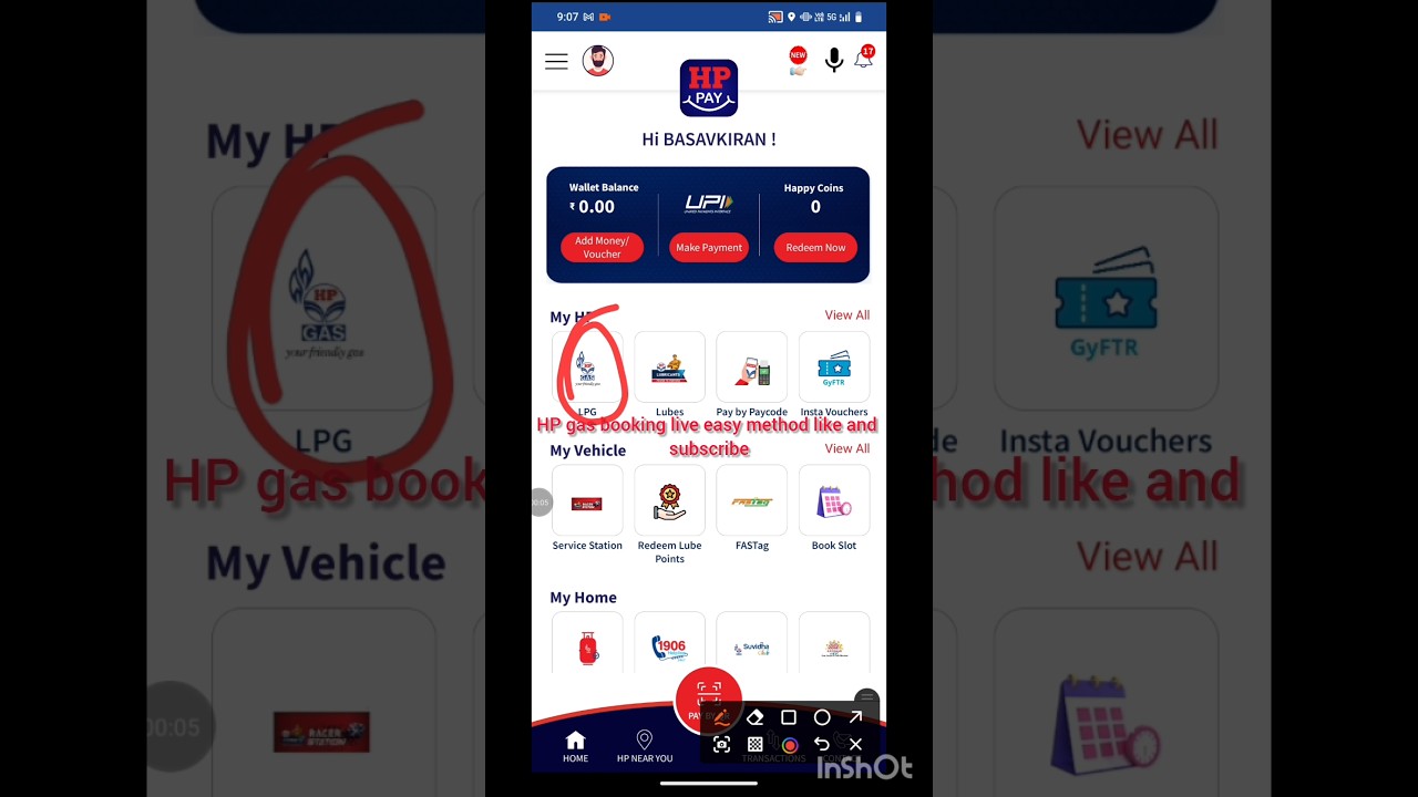 HP Gas live booking proof shows real steps #Shorts, #HPgasBooking, #LPGCylinderBooking,
