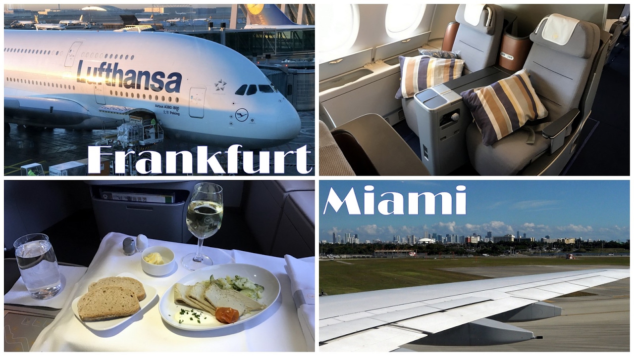 LUFTHANSA A380 Business Class FRA-MIA | Flight Report | LH462 | 20.01.2017