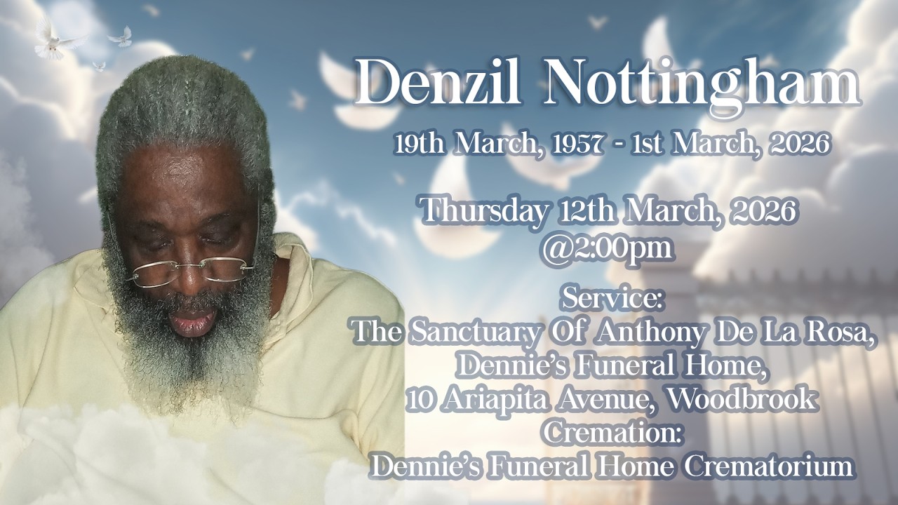 In Loving Memory of Denzil Nottingham