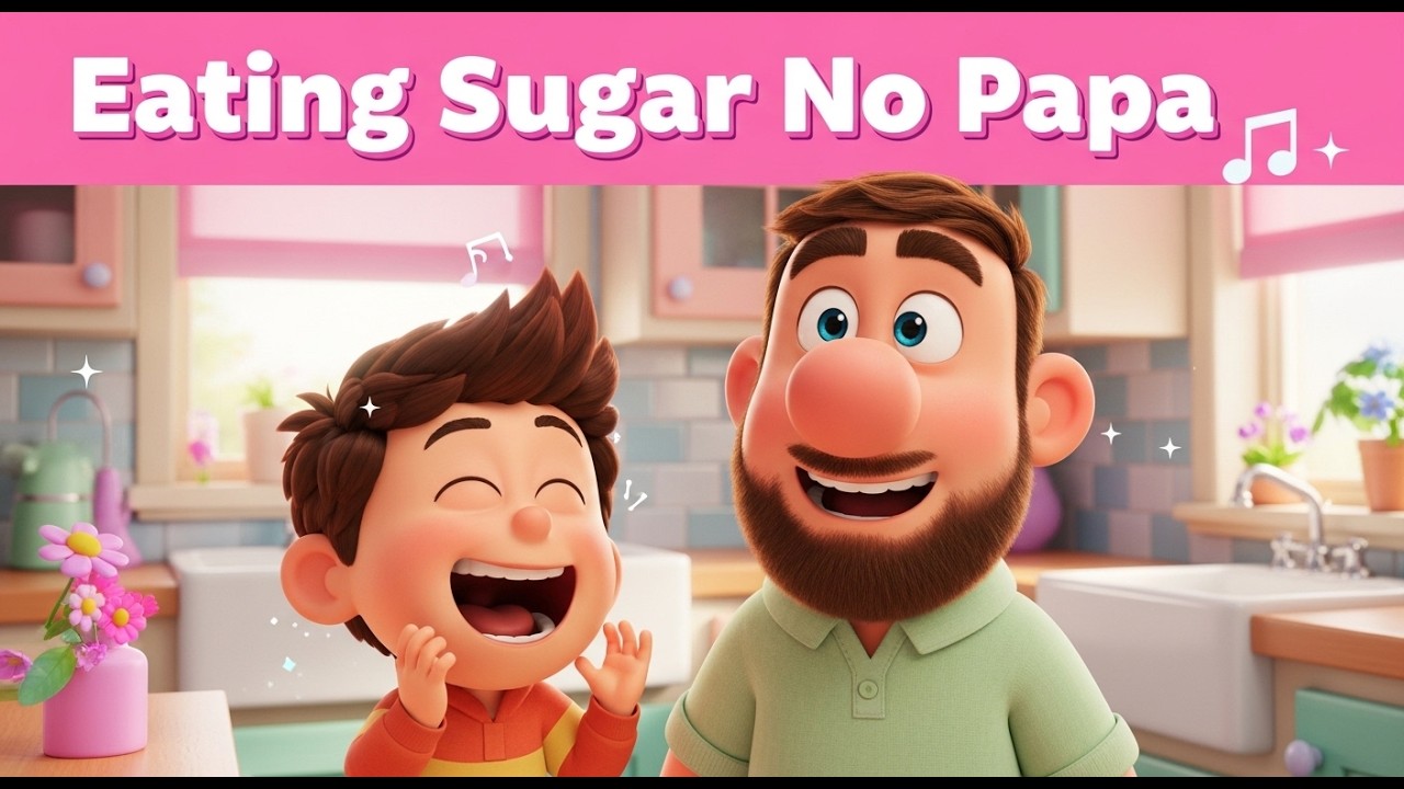 Johny Johny Yes Papa 🍎 | Eating Sugar No Papa | Nursery Rhyme & Kids Songs | 3D Animated