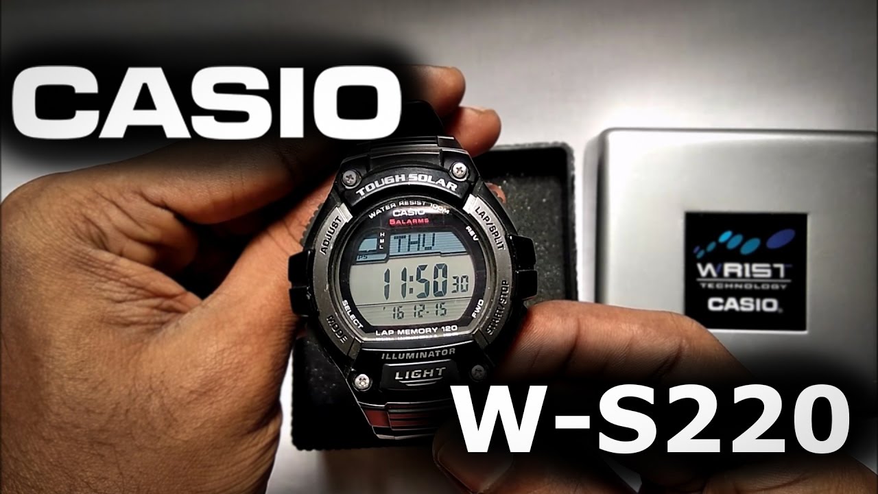 CASIO | W S220 | 1AVDF | MJRV Tech