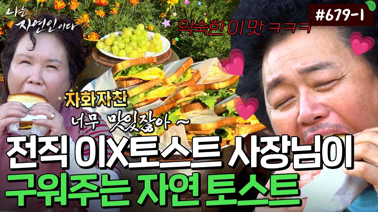 유명 프랜차이즈 '이X 토스트'를 산에서 먹으면 이런 맛일까?!｜자연인 다시보기 679-1