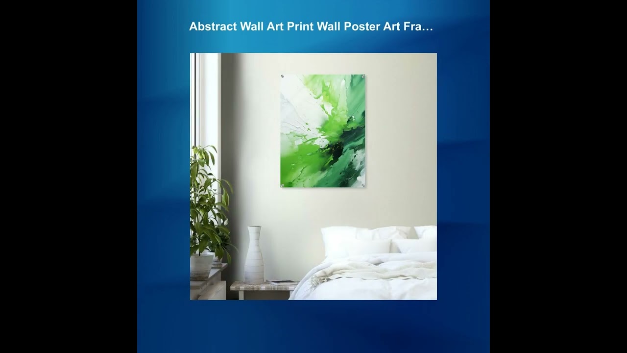 Abstract Wall Art Print Wall Poster Art Framed Poster Canvas Modern Art Wood Print Aluminum Print...