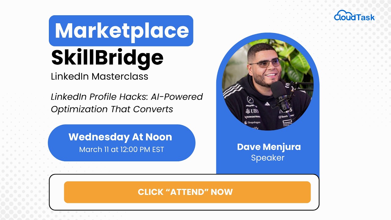 CloudTask Marketplace: SkillBridge | AI LinkedIn Profile Hacks That Convert