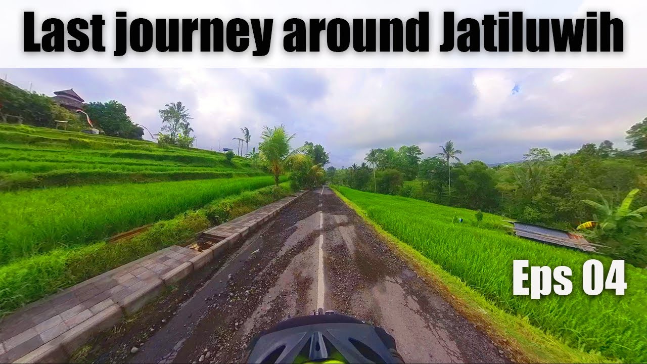 Solo Riding | ASMR | The trip ends after cycling through the very beautiful villages in Bali